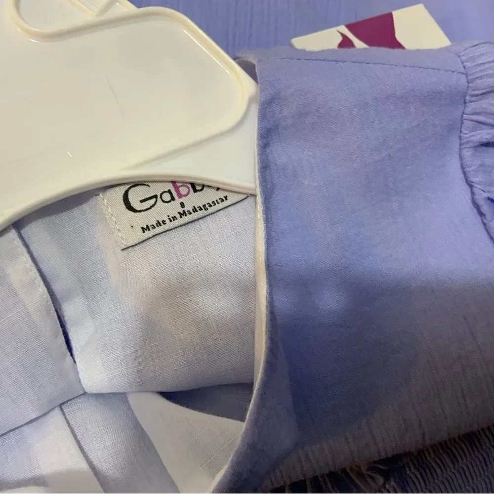- New Gabby lavender 2 pice suits size 8